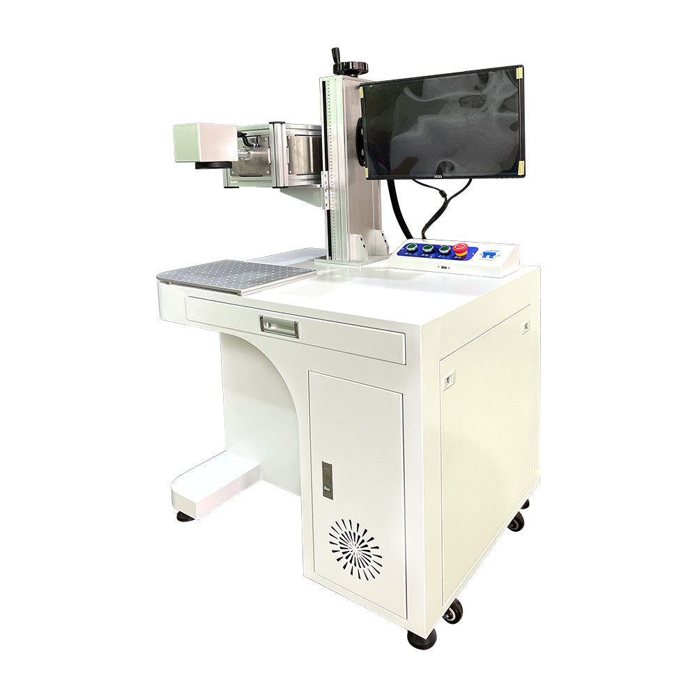 30 W cabinet carbon dioxide glass tube laser marking machine