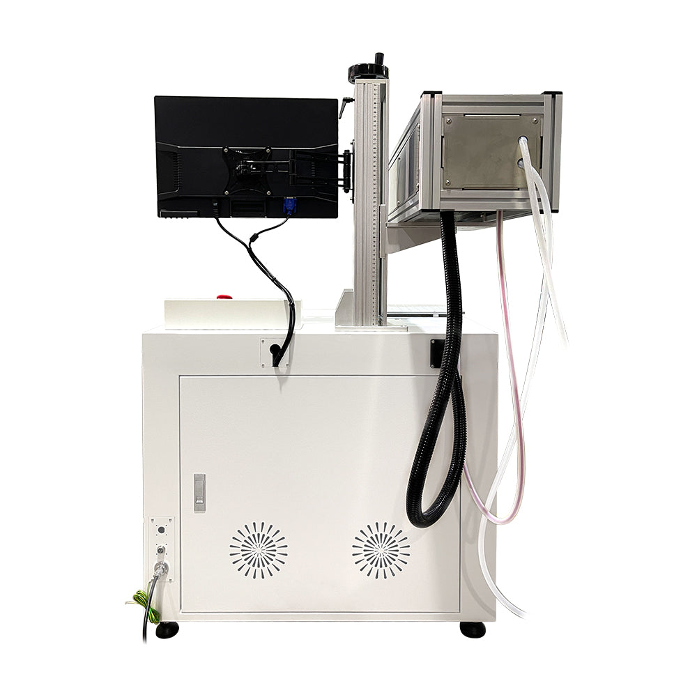 30 W cabinet carbon dioxide glass tube laser marking machine