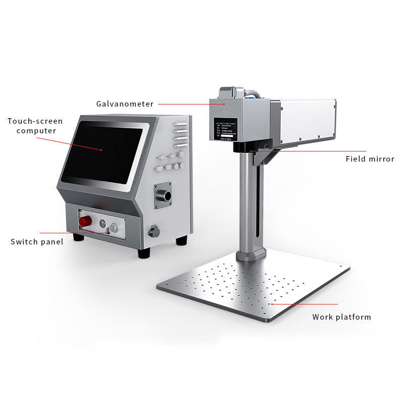 Split fiber laser marking machine