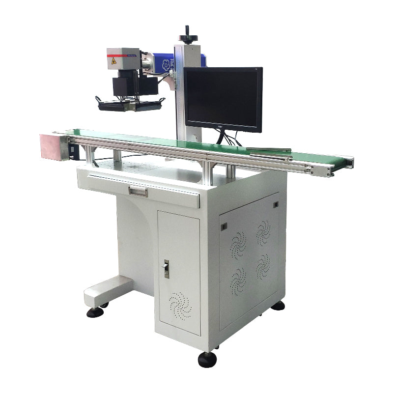 Optical fiber visual positioning pipeline laser marking machine