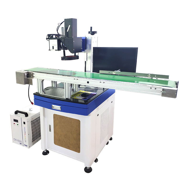 Uv visual positioning pipeline laser marking machine