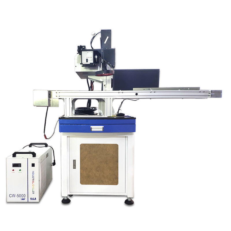 Uv visual positioning pipeline laser marking machine