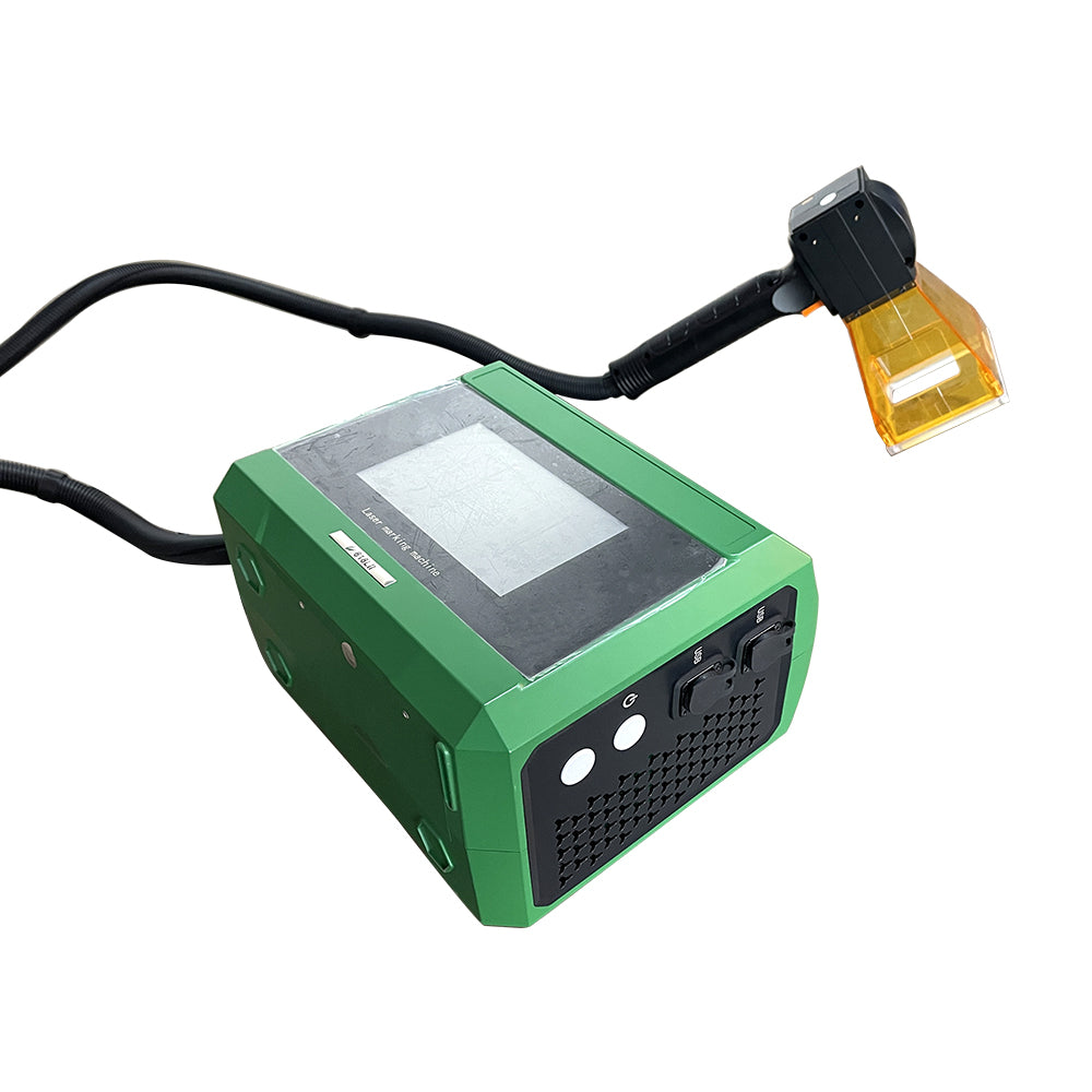 Portable handheld laser coding machine