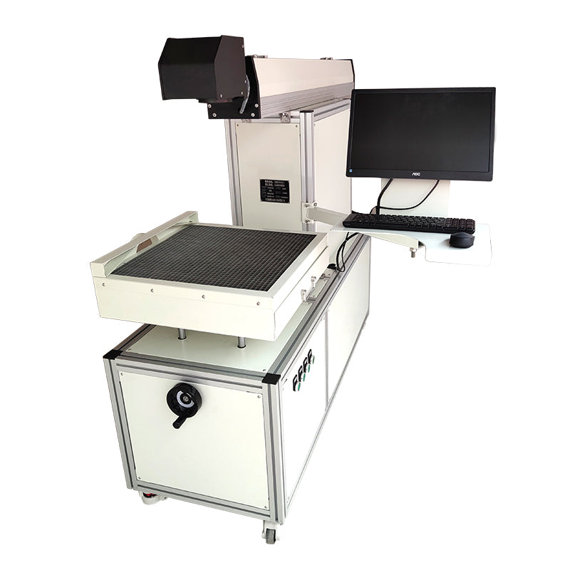 80 W CO2 glass tube laser marking machine 600*600 marking area