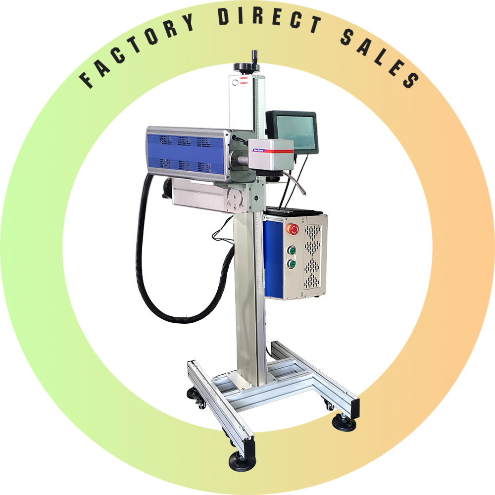 Carbon dioxide flying laser marking machine