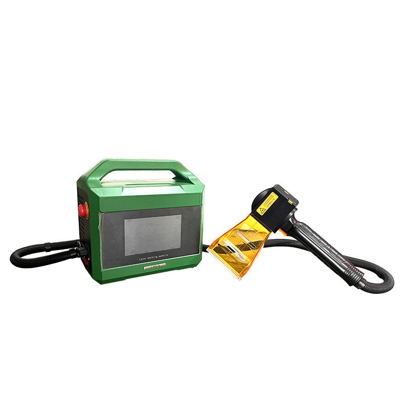 Portable handheld laser coding machine