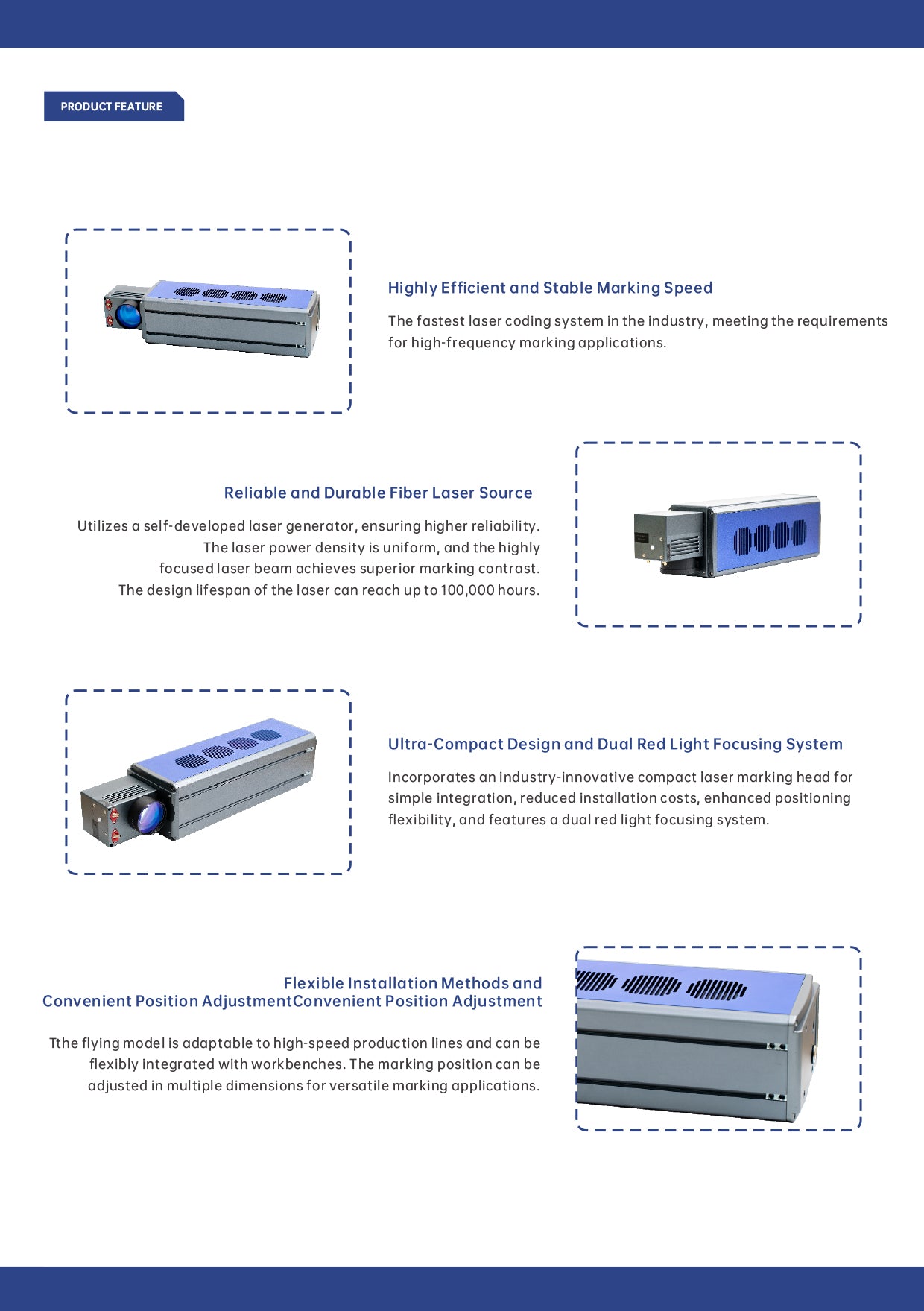 Static Marking Series Integrated Fiber Laser Marking Machine