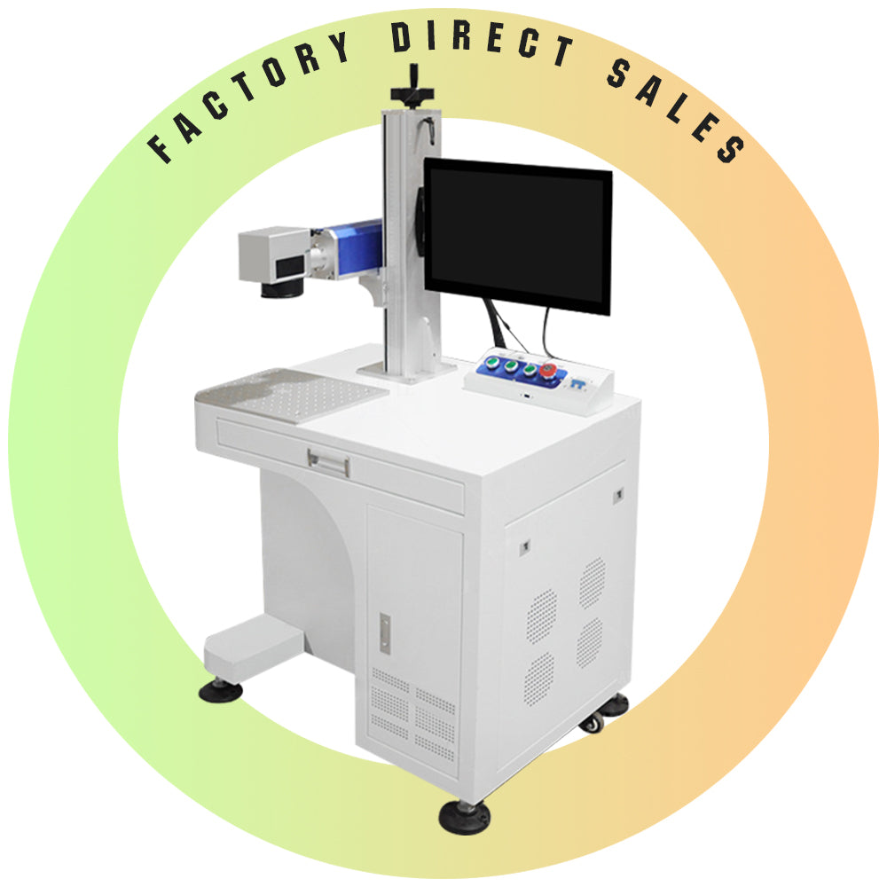 Cabinet integrated fiber laser marking machine